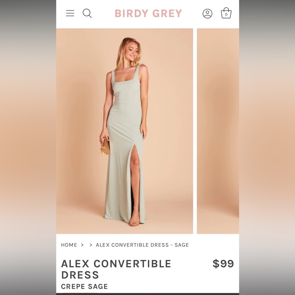 Birdy Grey Sage Bridesmaid Dress